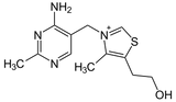 Thiamin chemical structure